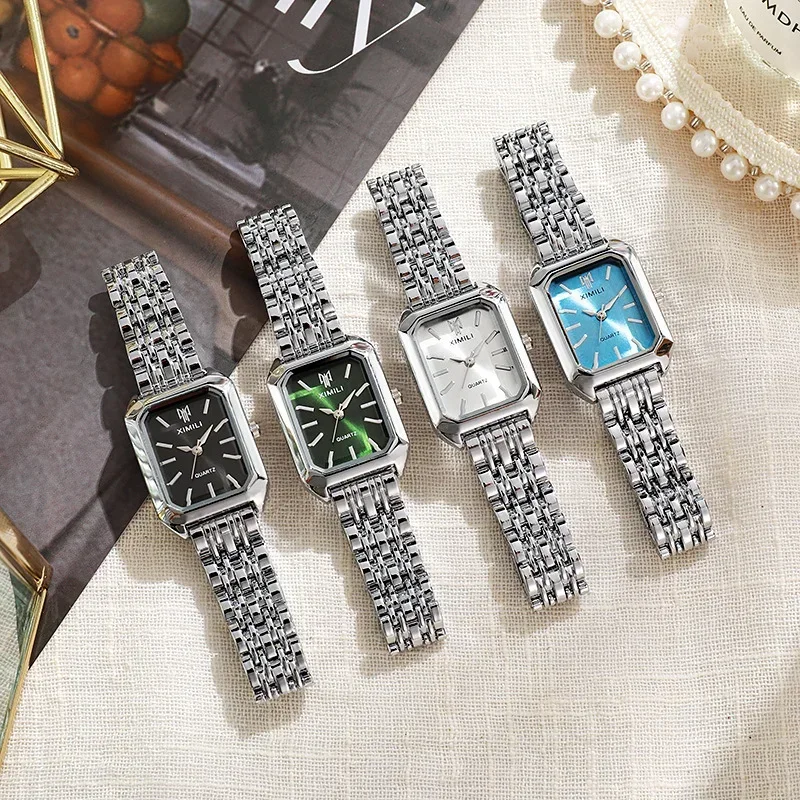 Women Retro Square Metal Band  - огляд і ціна Jewelry For Watches