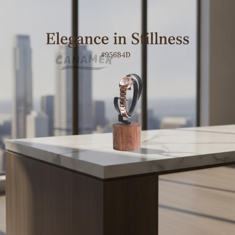 Wooden C-Shaped Watch Holder J - огляд і ціна Jewelry And Watches Inc